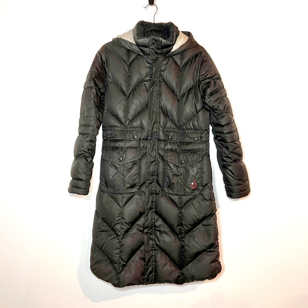 Isis Goose Down Black Ski/Winter Coat